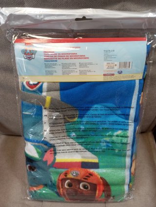 Toalla Playa Patrulla Canina Microfibra