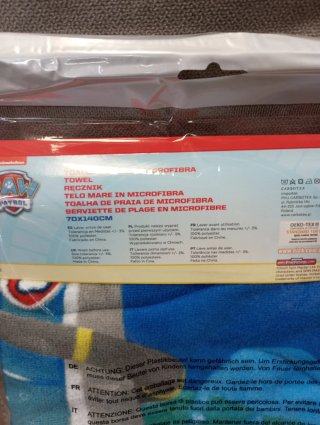 Toalla Playa Patrulla Canina Microfibra