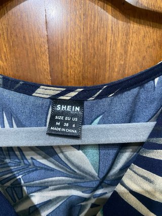 Vestido largo estampado SHEIN