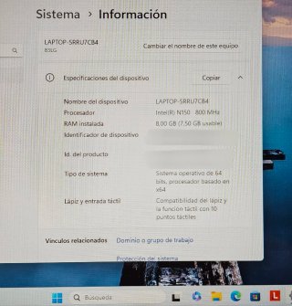 Portátil Lenovo Táctil Intel