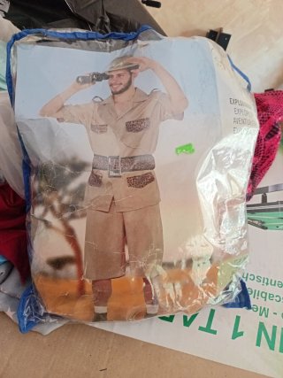 Disfraz explorador adulto talla única