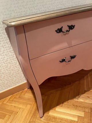 Urge venta! Aparador de madera rosa y marrón