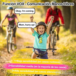 AWANFI x2 Walkie Talkie Niños Recargables GL-528