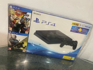PS4 (PlayStation 4) 500GB + Juegos como nueva