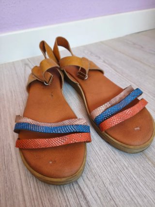 Sandalias Pura Piel Talla 40
