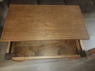 Mesas de comedor de madera maciza y 6 sillas