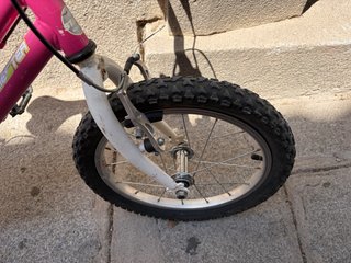 Bicicleta infantil Romester 16 rosa