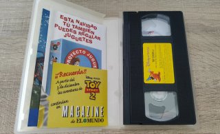 3 VHS Disney Pixar Toy Story + Cassette con cuento
