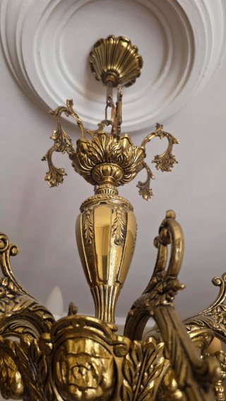 Lámpara de techo de bronce