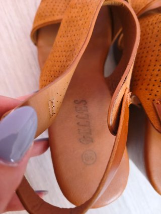 Sandalias Belles Talla 36 Marrón