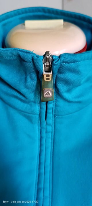 Chaqueta Adidas Retro Azul y Blanca