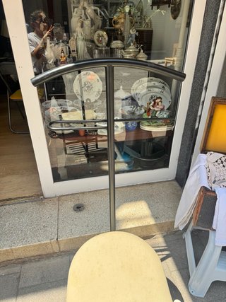 Silla Galán Vintage Metálica Beige