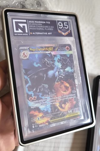 Carta Pokémon MEGA CHARIZARD X 125PFL🇪🇸 GRADEADA