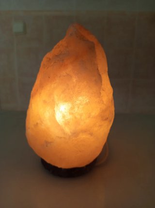 Lámpara de sal natural