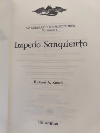 DRAGONLANCE IMPERIO SANGRIENTO TIMUN MAS