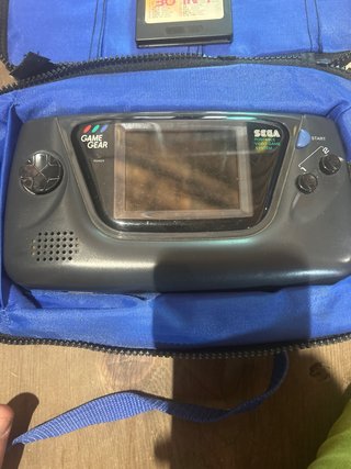 Consola Sega Game Gear + 3 juegos y funda