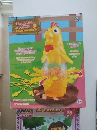 Juego Crazy Chicken y Puzzles Dora