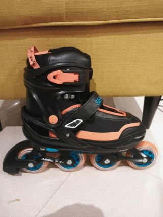 Patines en línea SEAFOR negro y naranja