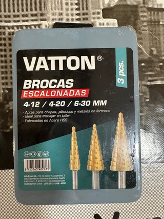 Juego Brocas Escalonadas Vatton