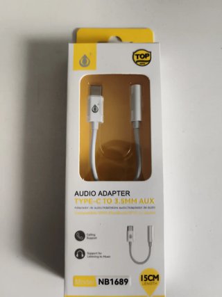 Adaptador USB-C a 3.5mm AUX