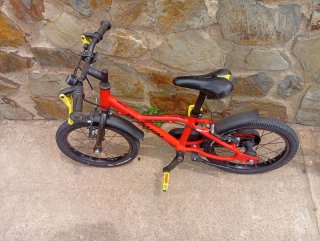 Bicicleta Btwin 16 Racing 900 Roja