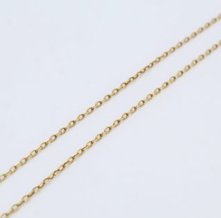 Cadena de oro de 18k. Peso: 10.01 gr.