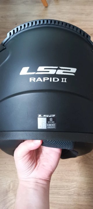Casco Moto LS2 Negro Mate