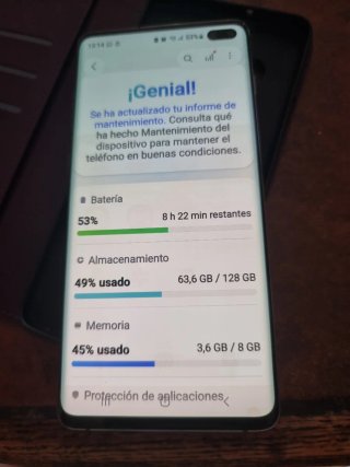 Samsung Galaxy S10+ Funda Morada