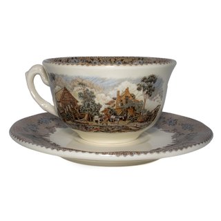 Tazas y platos la Cartuja de Sevilla original x6