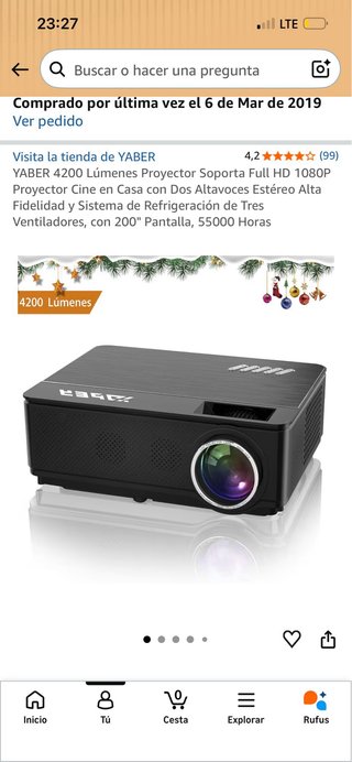 Proyector XGIMI Negro