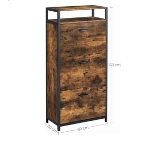 Mueble recibidor perchero y zapatero