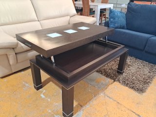 Mesa de centro elevable madera