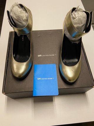 Scarpe con tacco United Nude oro