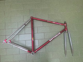 Cuadro Horquilla Bicicleta Carretera Battaglin 53