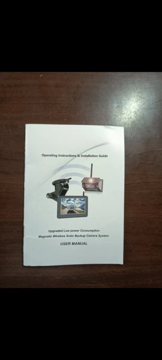 Cámara de Respaldo Solar Inalámbrica