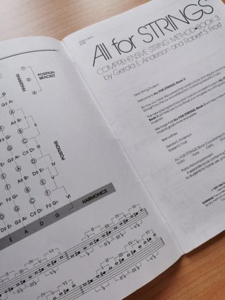 Libro de Contrabajo All for Strings - Libro 3