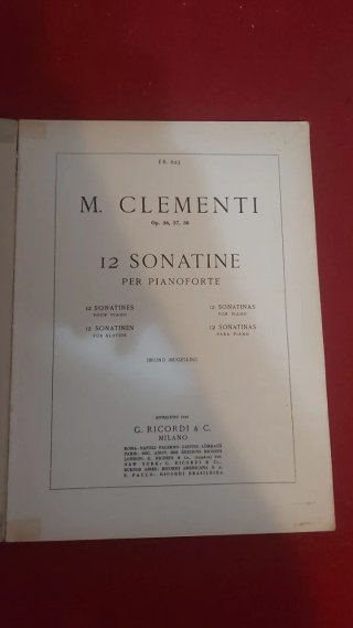 Muzio Clementi 18 Sonate per Pianoforte