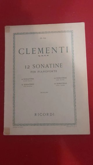 Muzio Clementi 18 Sonate per Pianoforte