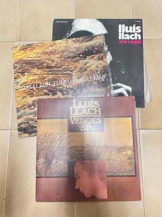 Lote 3 Vinilos Lluís Llach