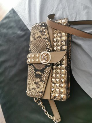 Bolso Michael Kors Piel Serpiente Tachuelas