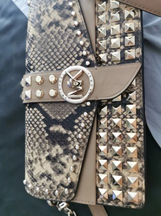 Bolso Michael Kors Piel Serpiente Tachuelas