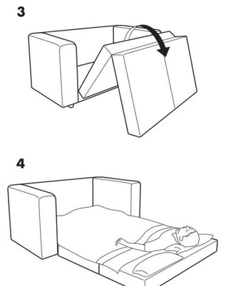 Sofá cama IKEA ASKEBY