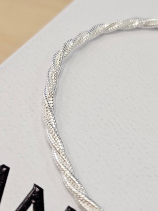 Pulsera Pandora Cadena Trenzada 19cm + Caja