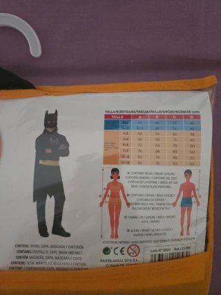 Disfraz Batman Niño