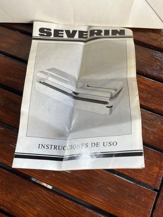 Envasadora al vacio,  Selladora Severin.