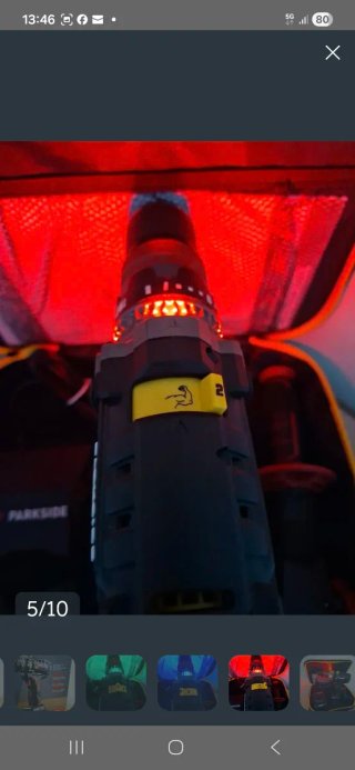 Atornillador Parkside 12V 80Nm Performance