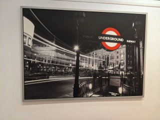 Cuadro IKEA Londres Metro