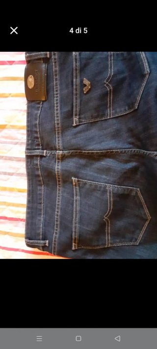 Jeans uomo slim fit tg.52 blu