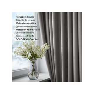 Cortine opache termiche Deconovo 200x260 cm