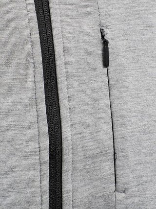 Chaqueta Hummel gris y negra cremallera
